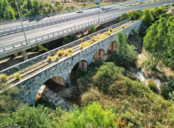 רכבת העמק, הגשר הטורקי / גשר ג'למה – נחל הקישון